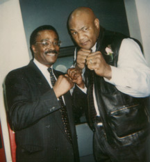 Spider Harrison and George Foreman