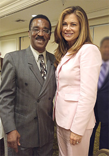 Spider and Super Model Kathy Ireland